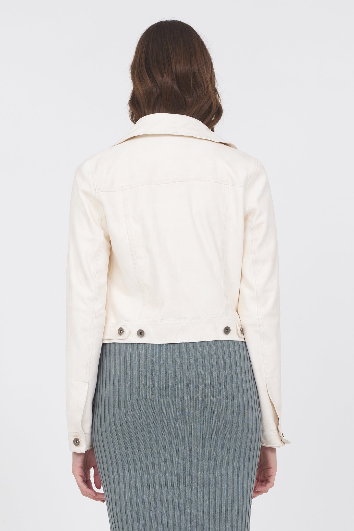 Hayden Waxed Suede Jacket Crème Brulee