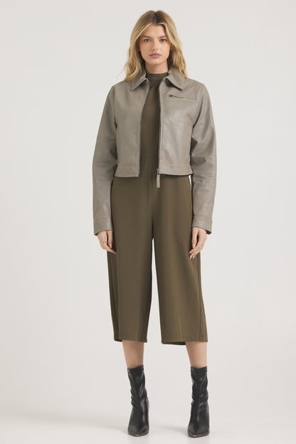 Moira Patina LeatherJacket Taupe