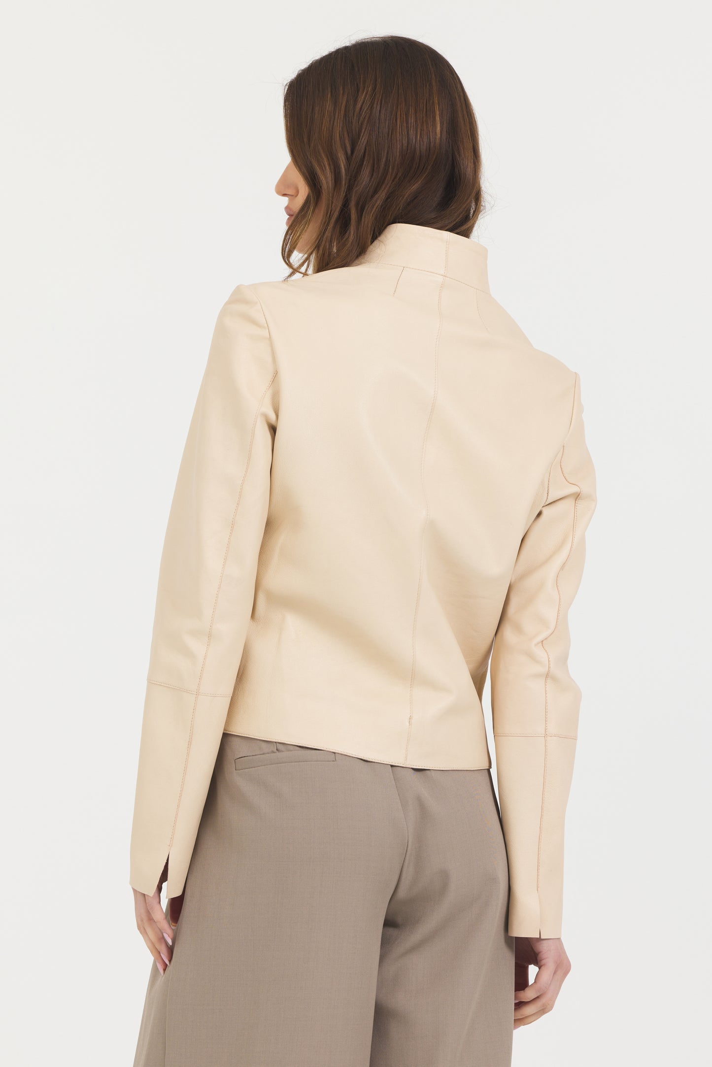 Tessa Vintage Leather Jacket Thunder