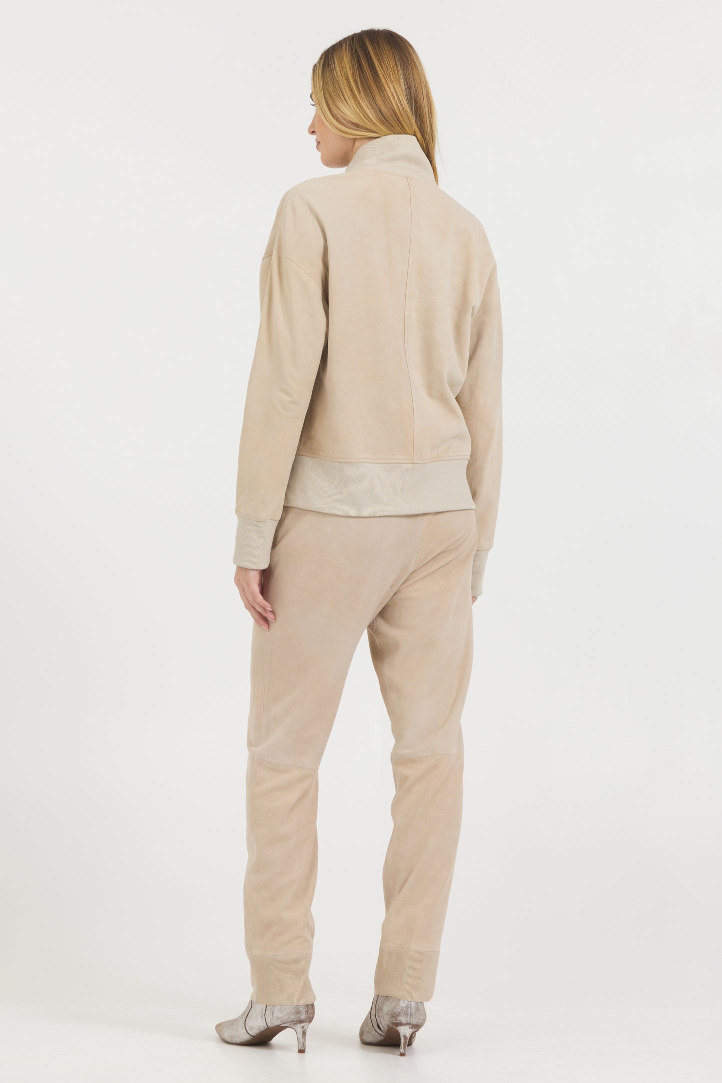 Kyle Washed Suede Jogger Pant Dark Beechwood