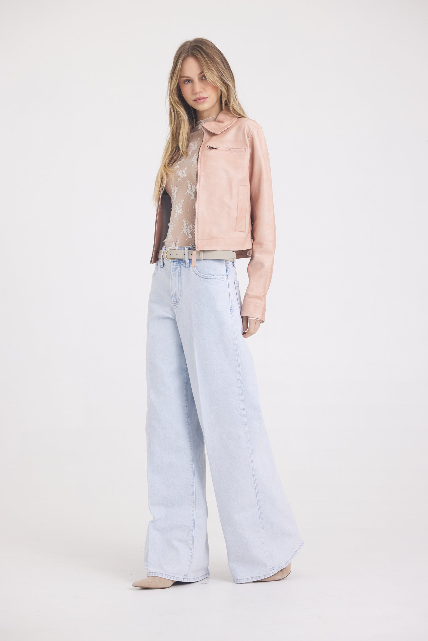 Moira Patina LeatherJacket Pink