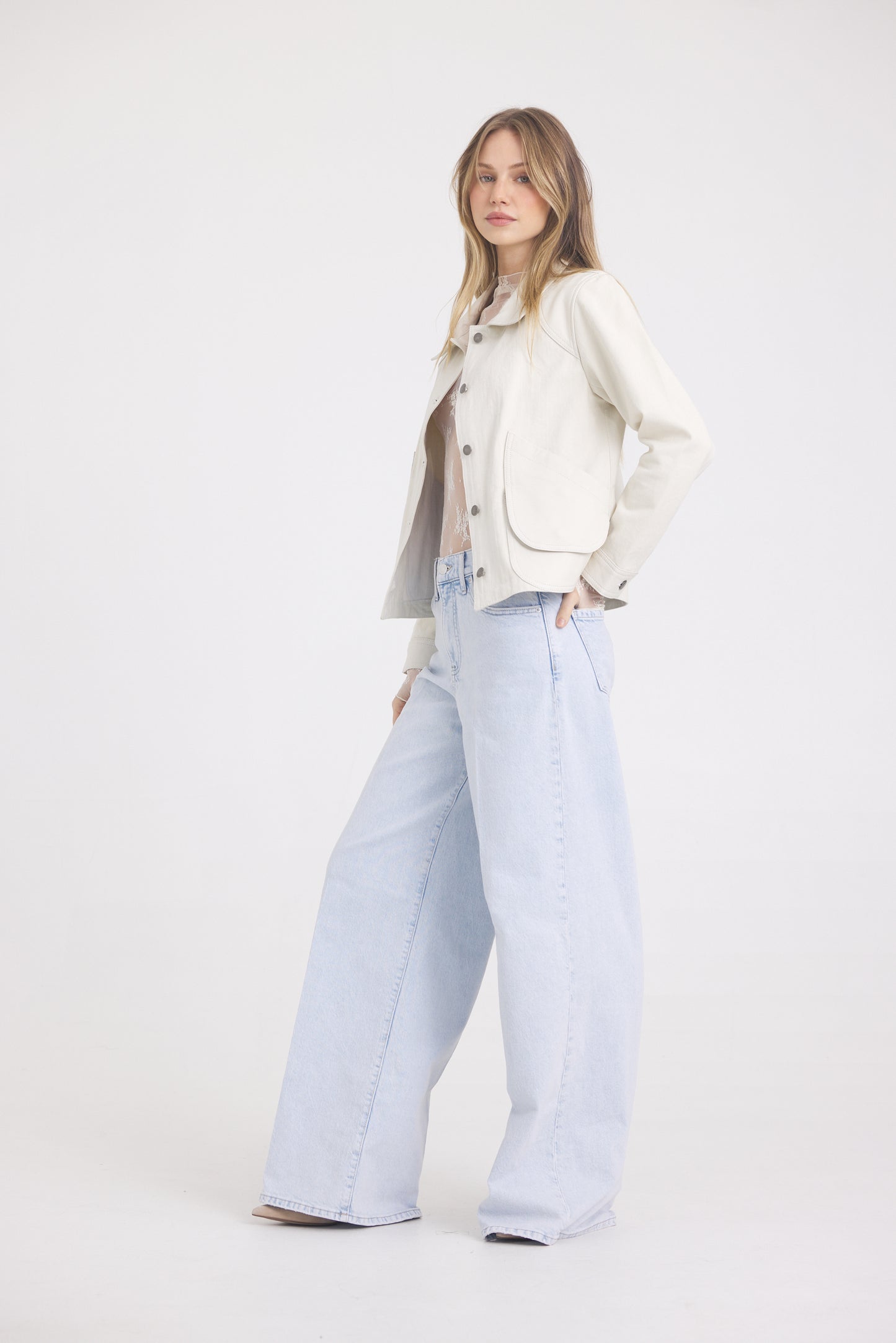 Emmy Spray Dye Jacket Oatmeal