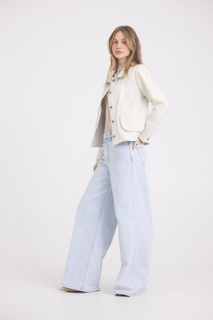 Emmy Spray Dye Jacket Oatmeal