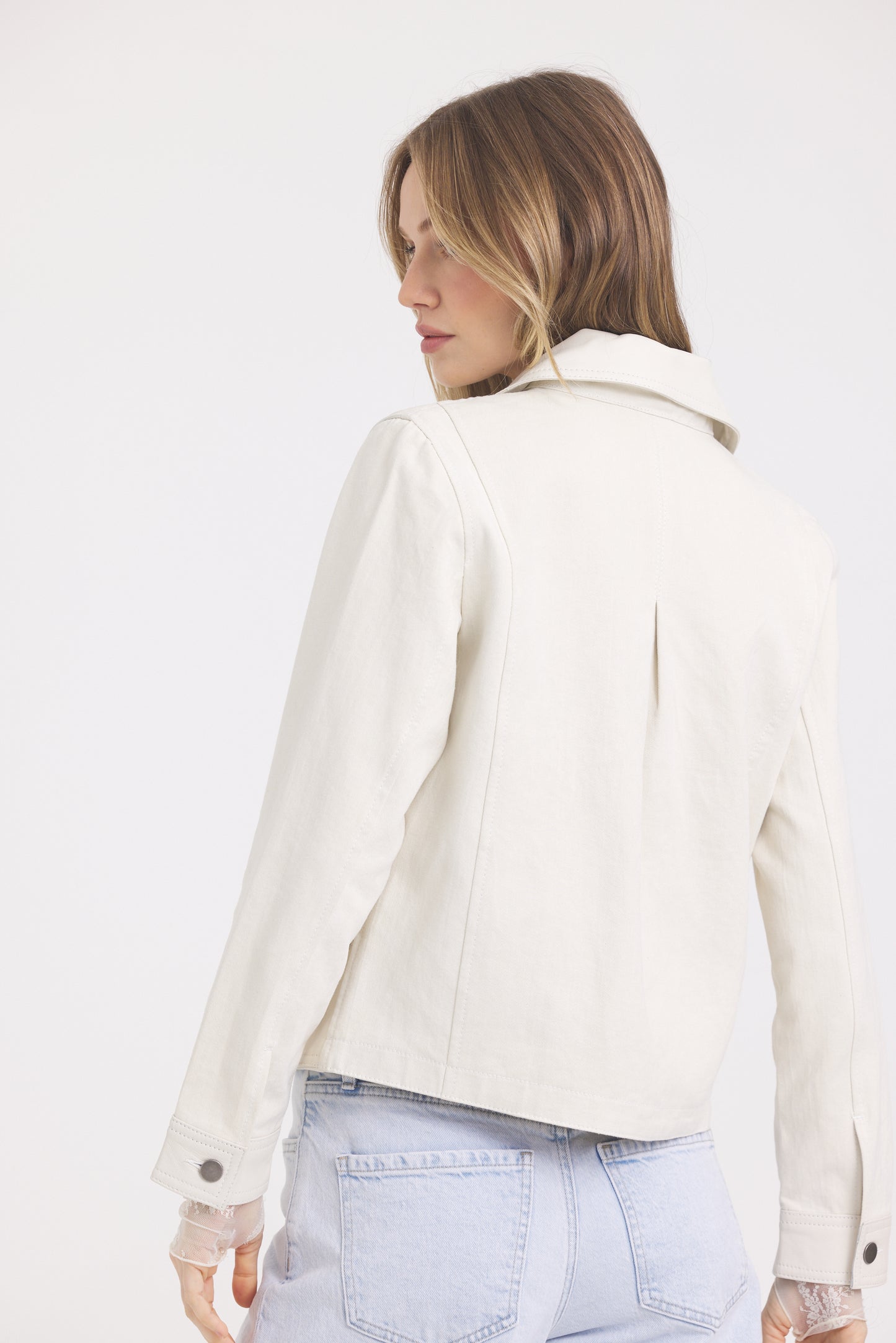 Emmy Spray Dye Jacket Oatmeal
