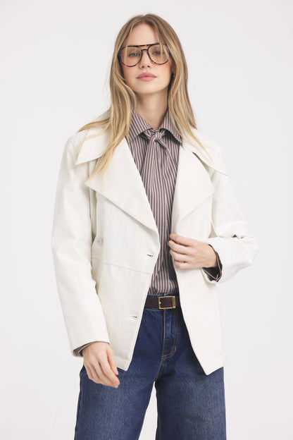 Celine Spray Dye Jacket Oatmeal