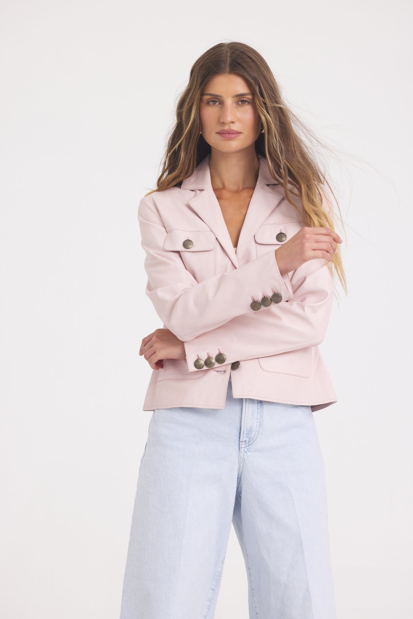 Brooke Burnished Leather Lotus