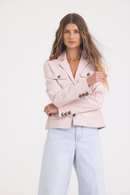 Brooke Burnished Leather Lotus