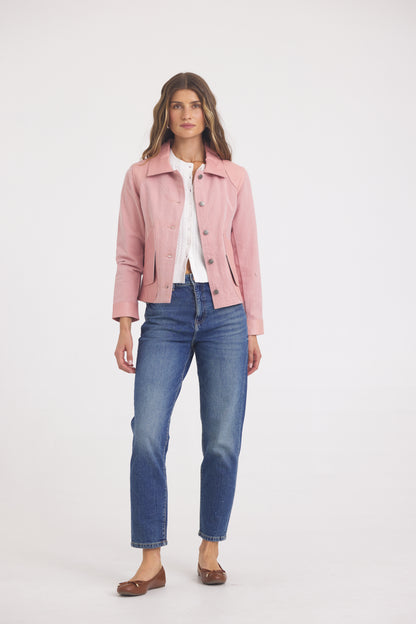 Emmy Spray Dye Jacket Flamingo