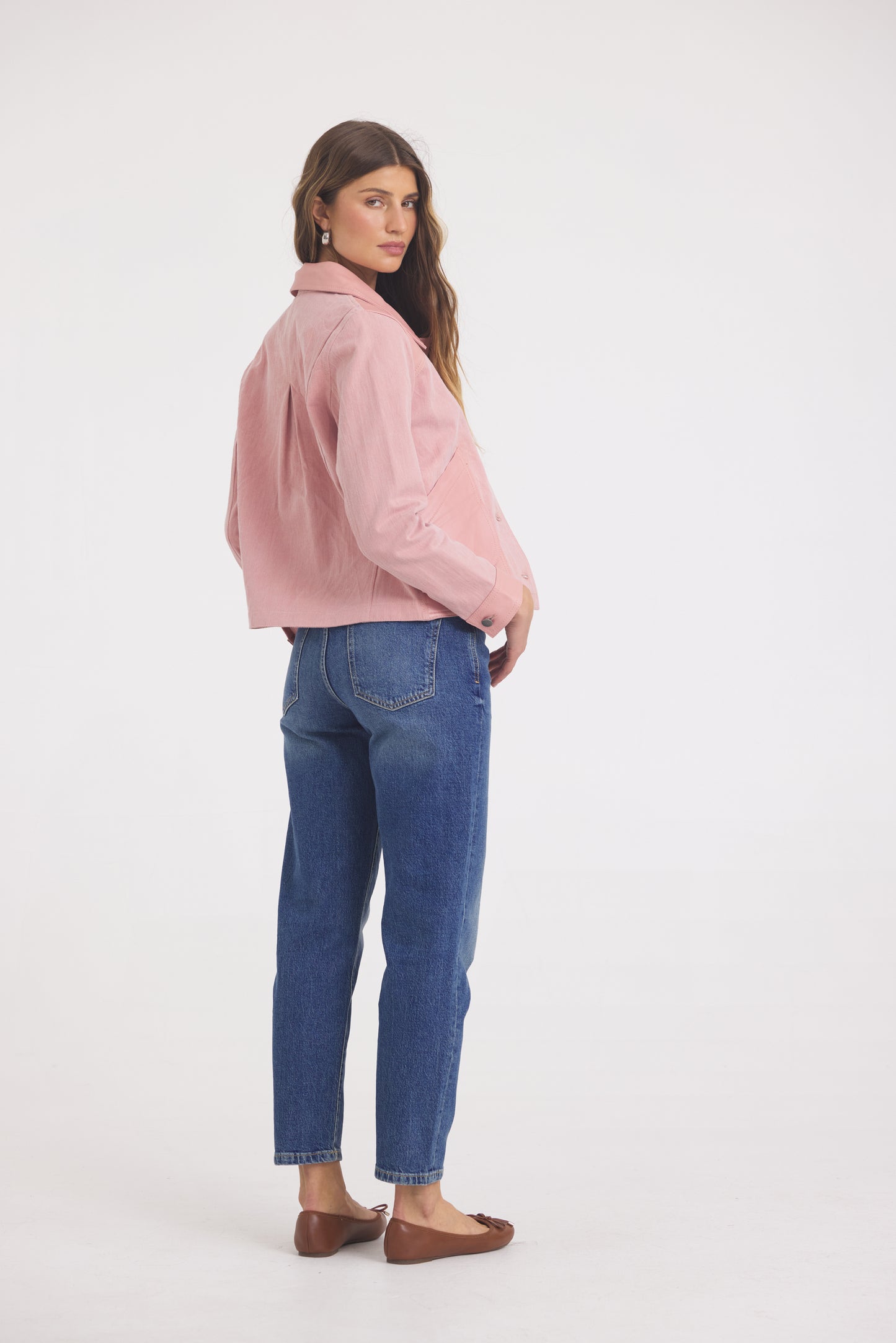 Emmy Spray Dye Jacket Flamingo
