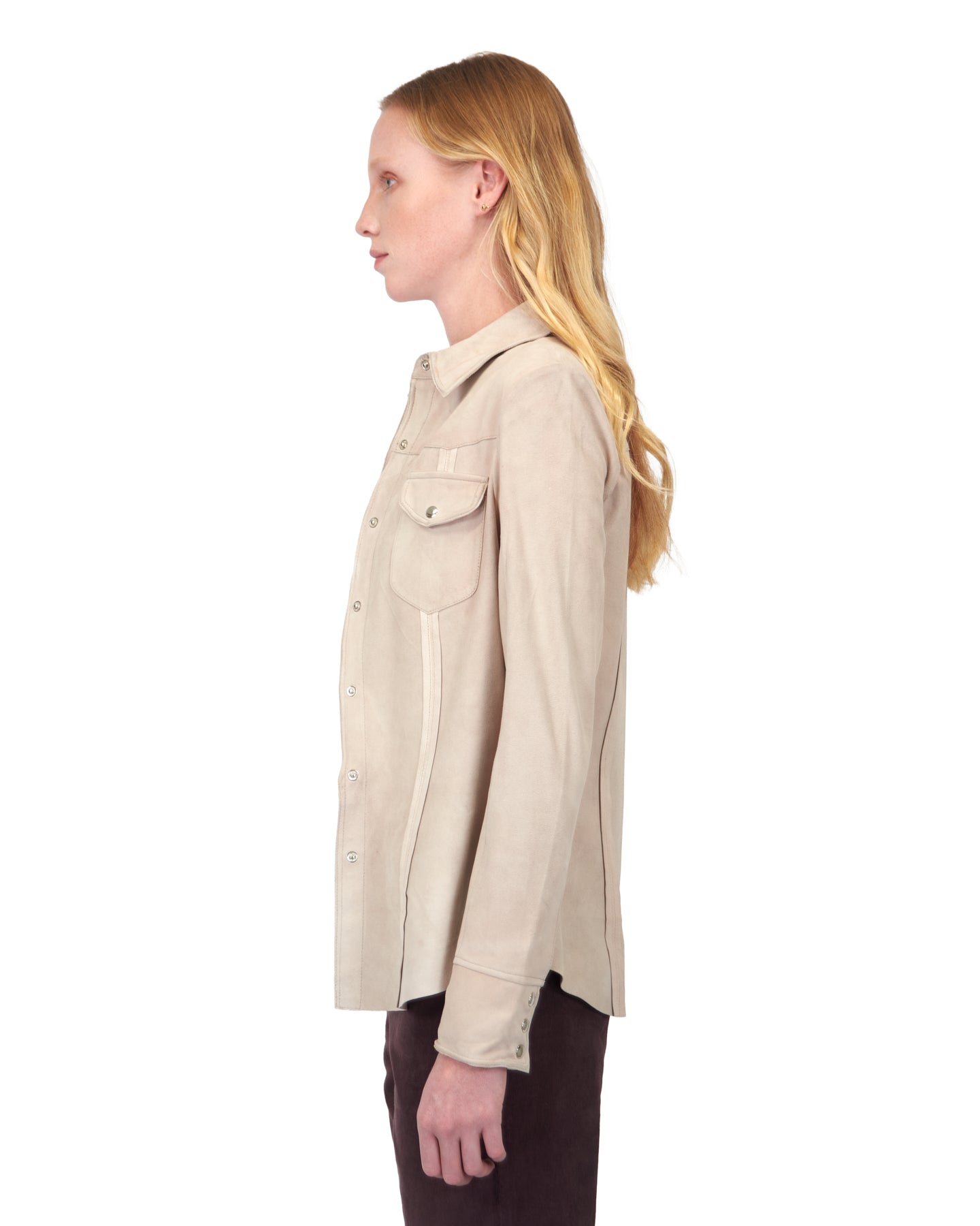 Robin Washed Suede Jacket Beechwood