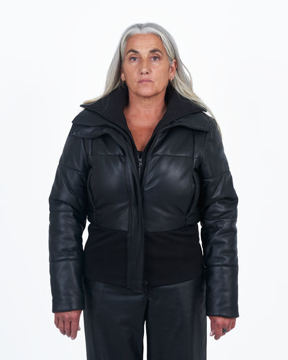 Giacca Lusso Channel Puffer Black