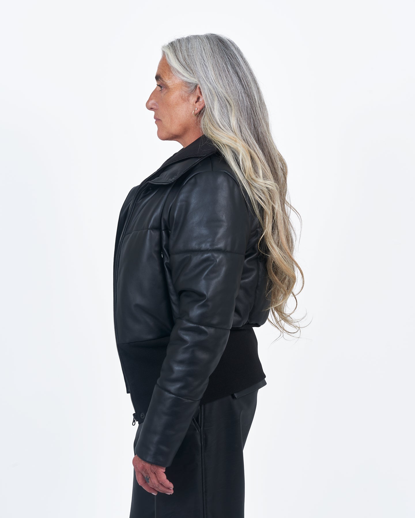 Giacca Lusso Channel Puffer Black