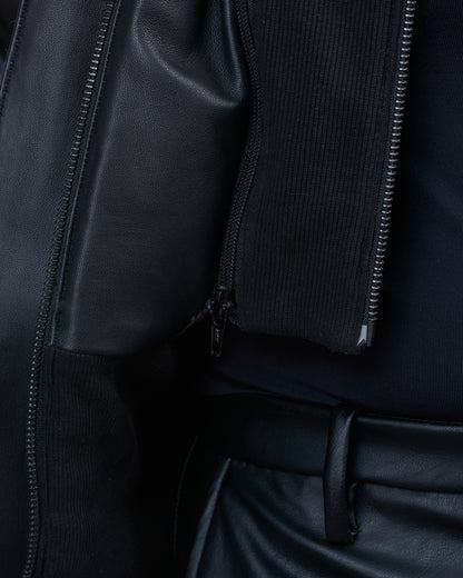 Giacca Lusso Channel Puffer Black