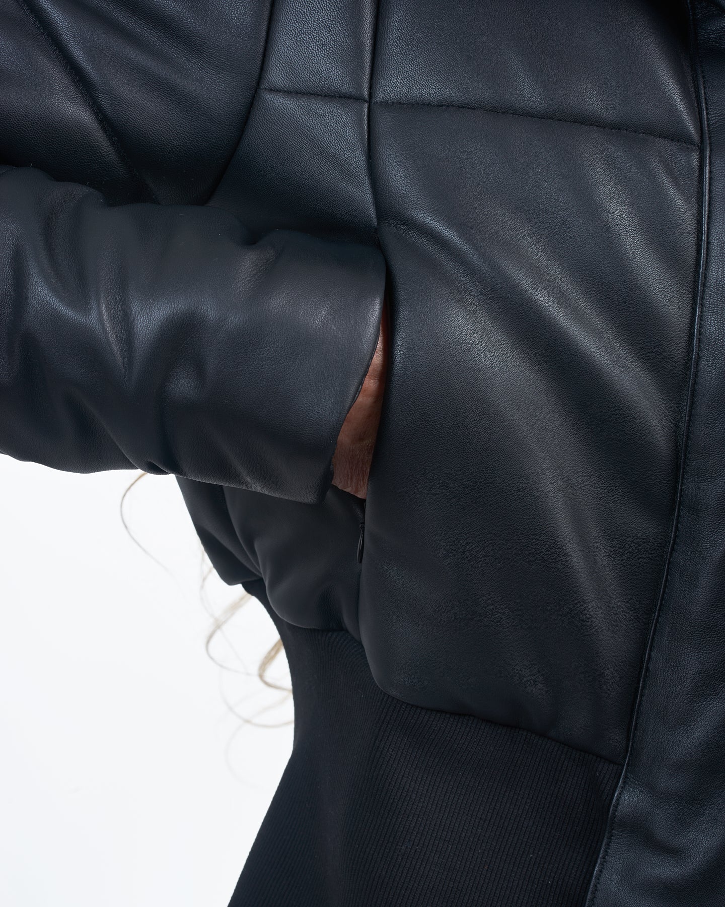 Giacca Lusso Channel Puffer Black