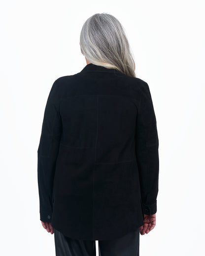 Giacca Lusso Britta Suede Blouse Black
