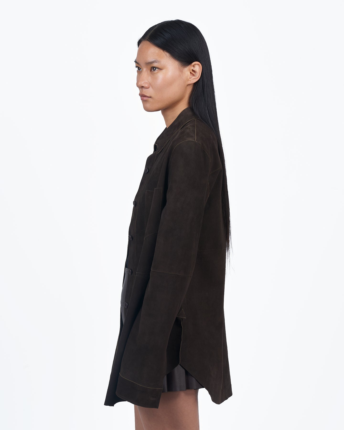 Giacca Lusso Britta Suede Blouse Sable