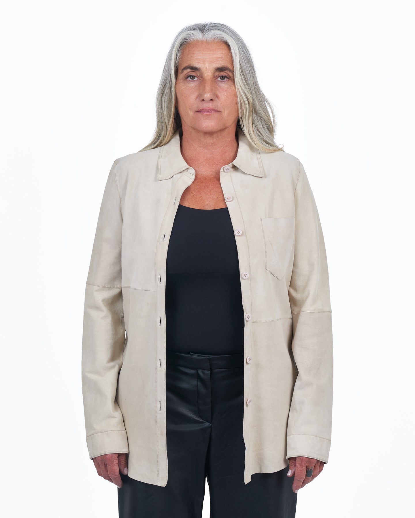 Giacca Lusso Britta Suede Blouse Blush