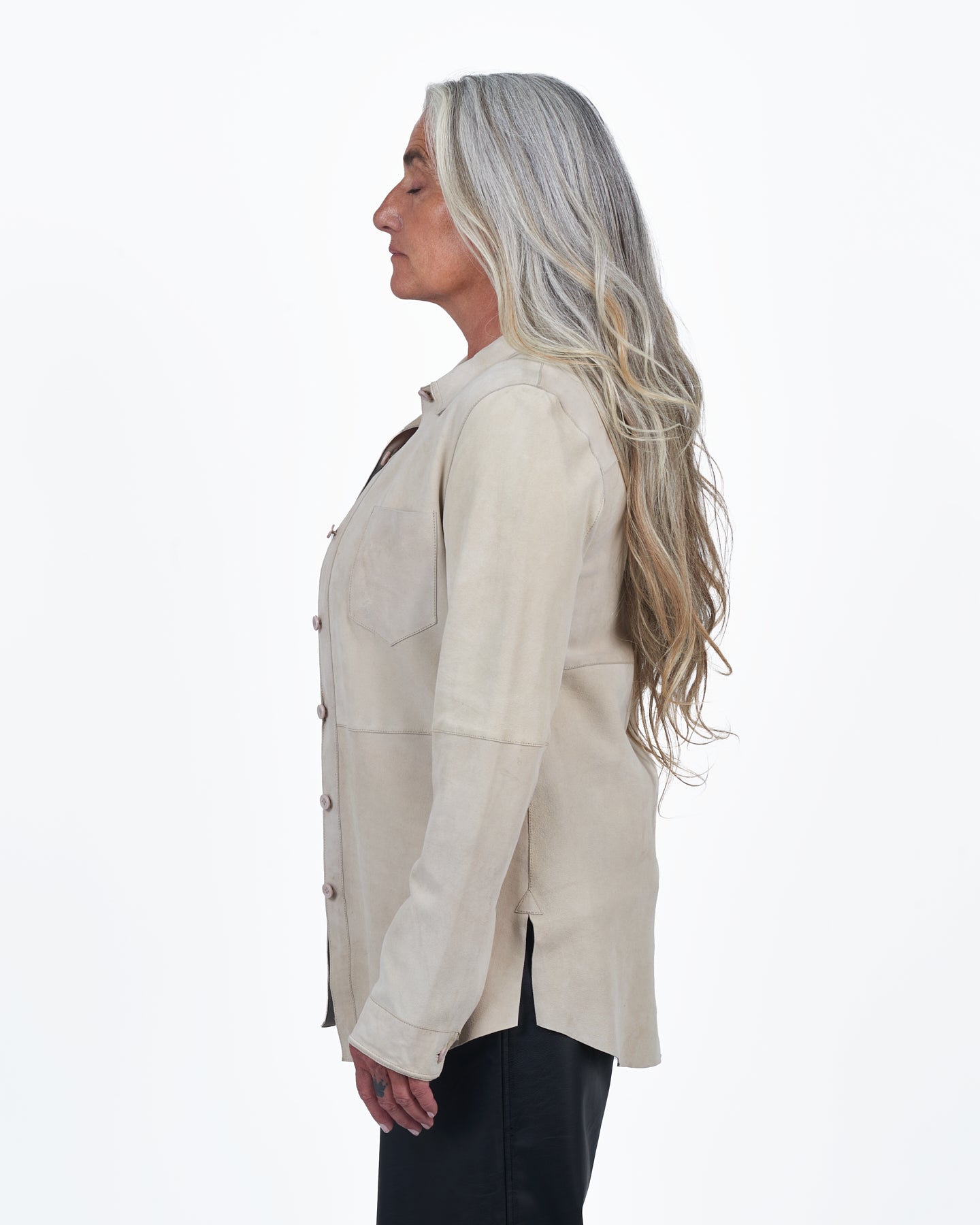 Giacca Lusso Britta Suede Blouse Blush