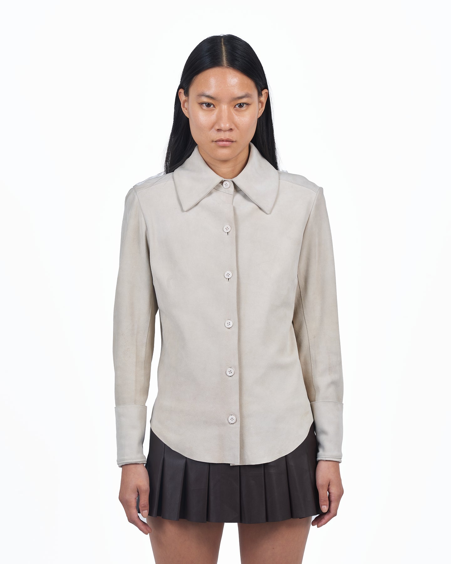 Giacca Lusso Anya Suede Blouse Blush