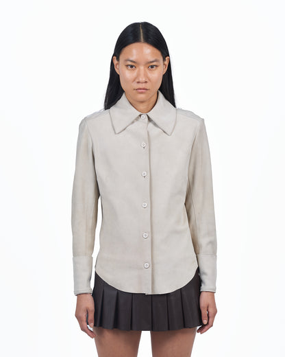 Giacca Lusso Anya Suede Blouse Blush
