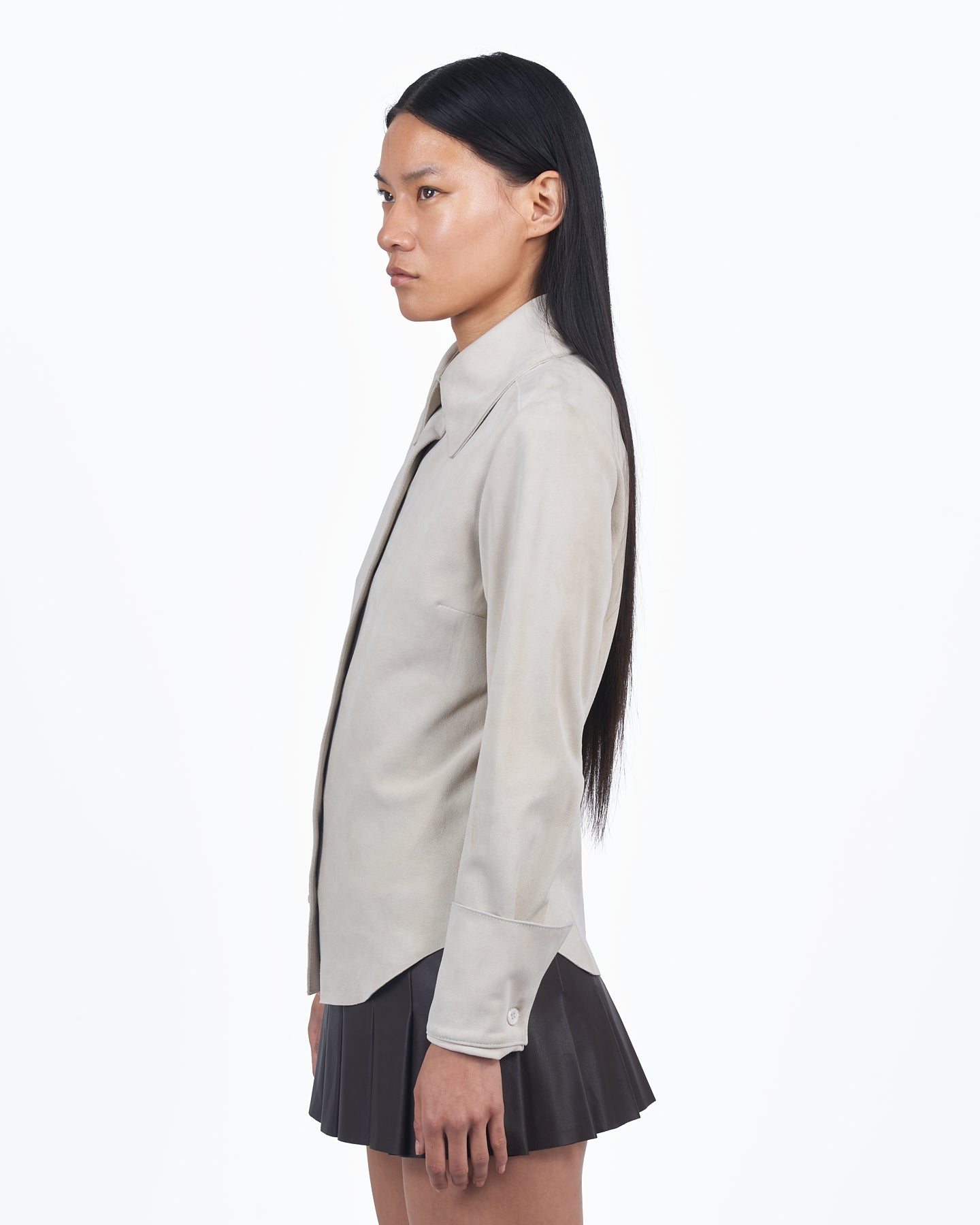 Giacca Lusso Anya Suede Blouse Blush
