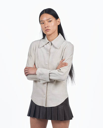 Giacca Lusso Anya Suede Blouse Blush