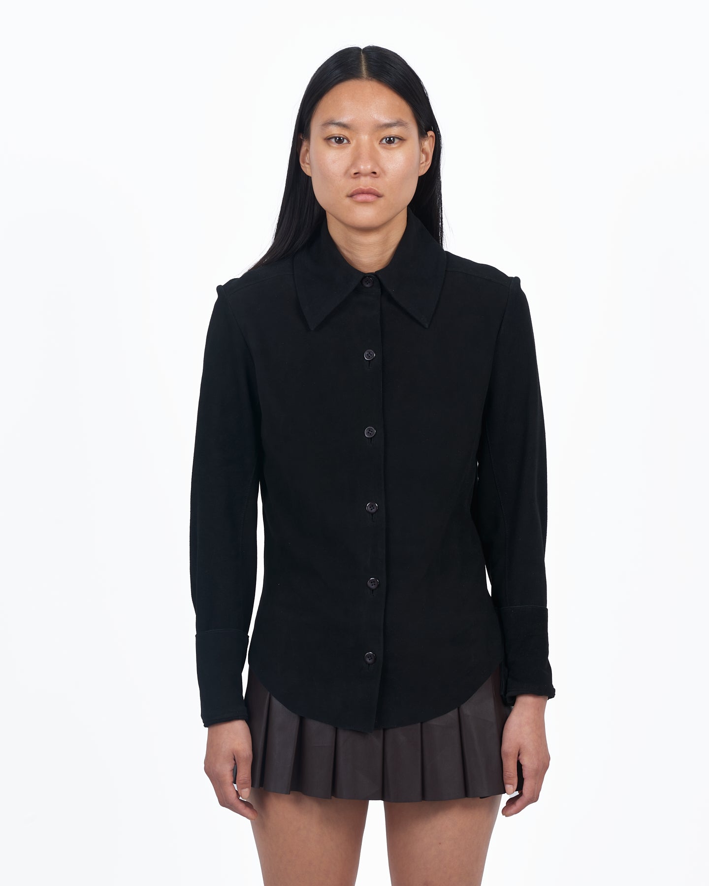 Giacca Lusso Anya Suede Blouse Black