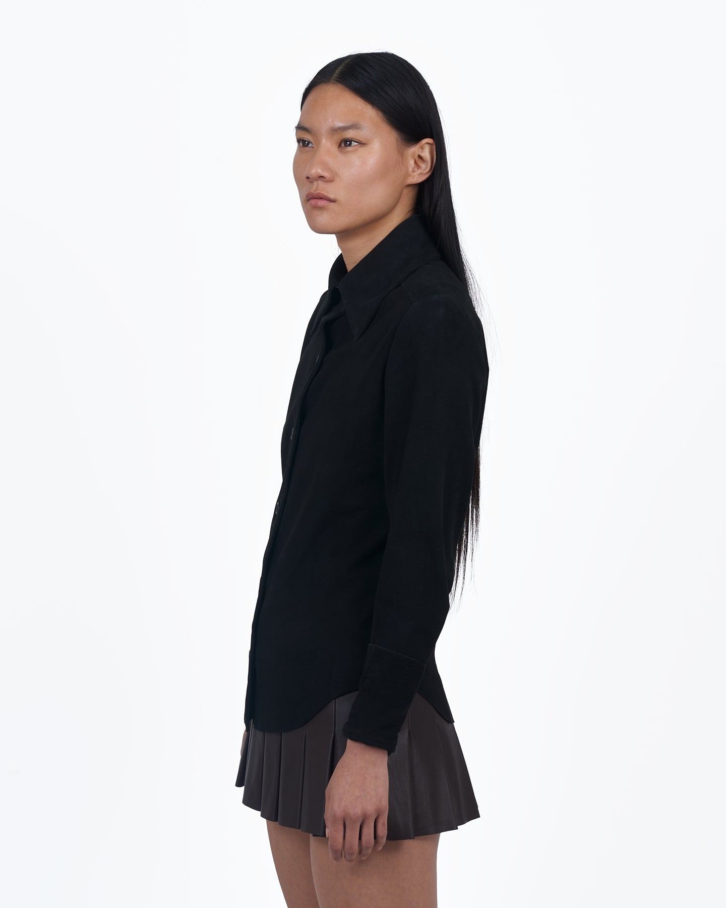 Giacca Lusso Anya Suede Blouse Black