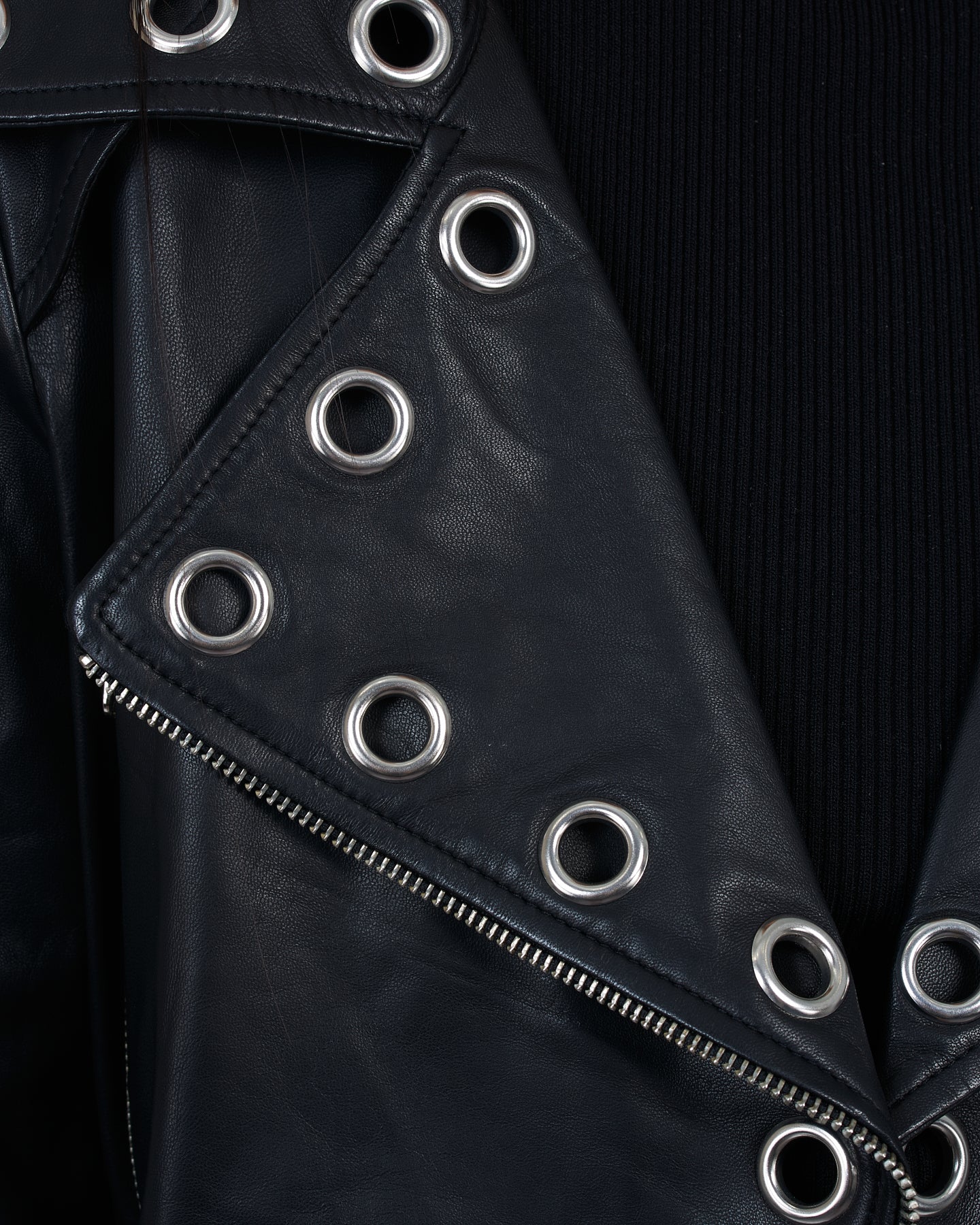 Giacca Lusso Grommet Moto Jacket Black