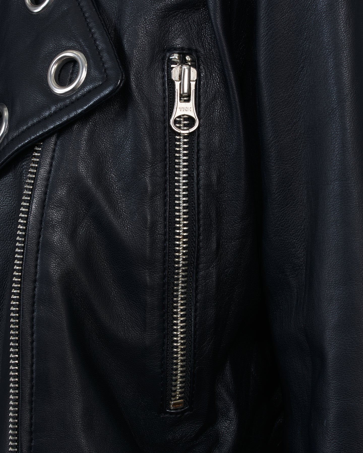 Giacca Lusso Grommet Moto Jacket Black