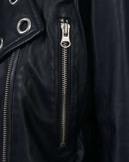 Giacca Lusso Grommet Moto Jacket Black