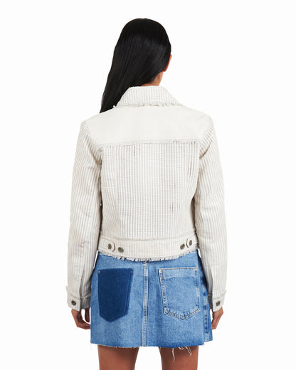 Hayden Perforated Vintage Leather Coconut