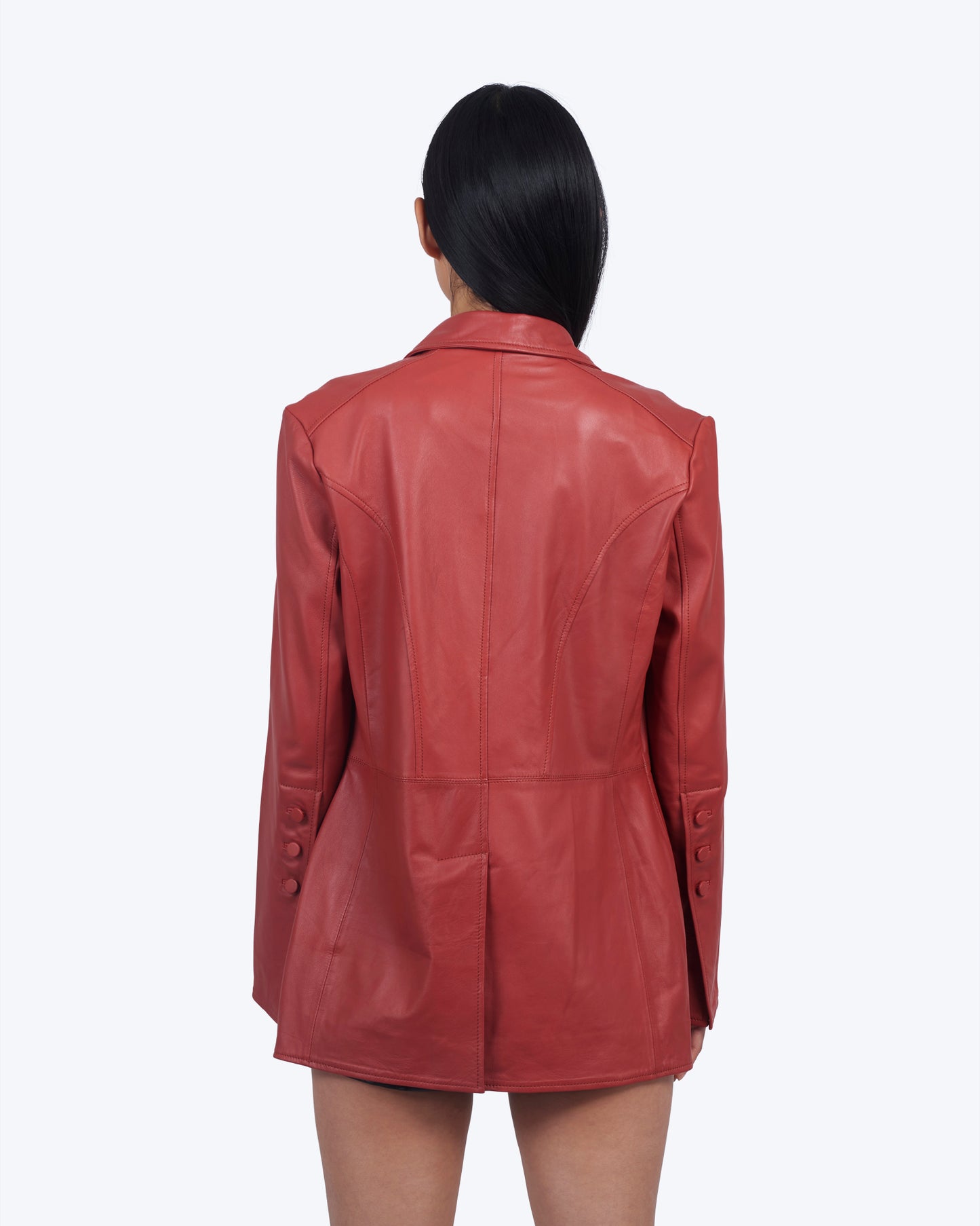 Jakett Sloane Luxe Leather Jacket Habañero