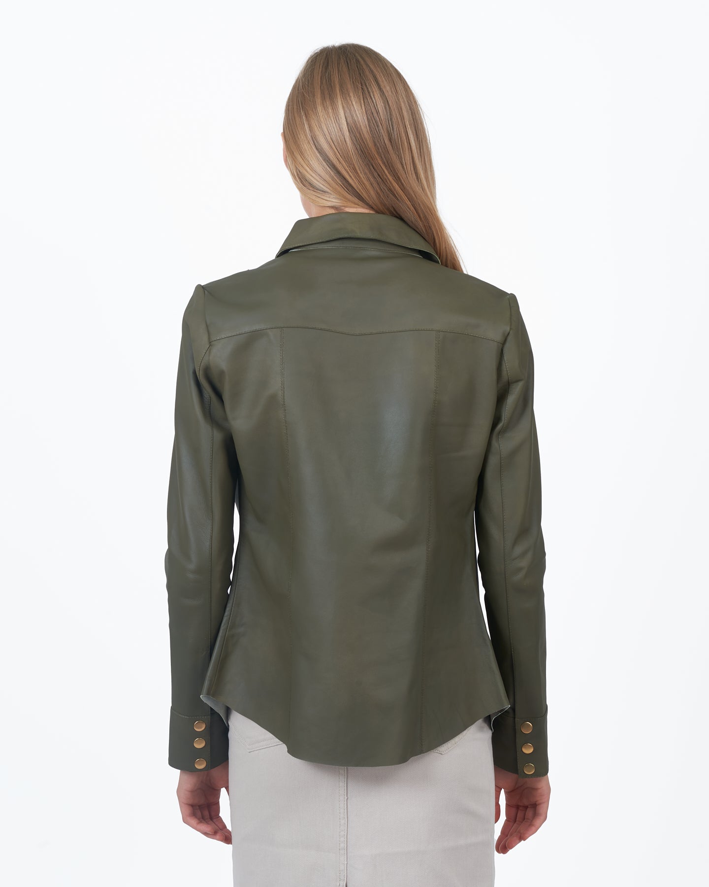 JKT Robin Matte Leather Jacket Jalapeno
