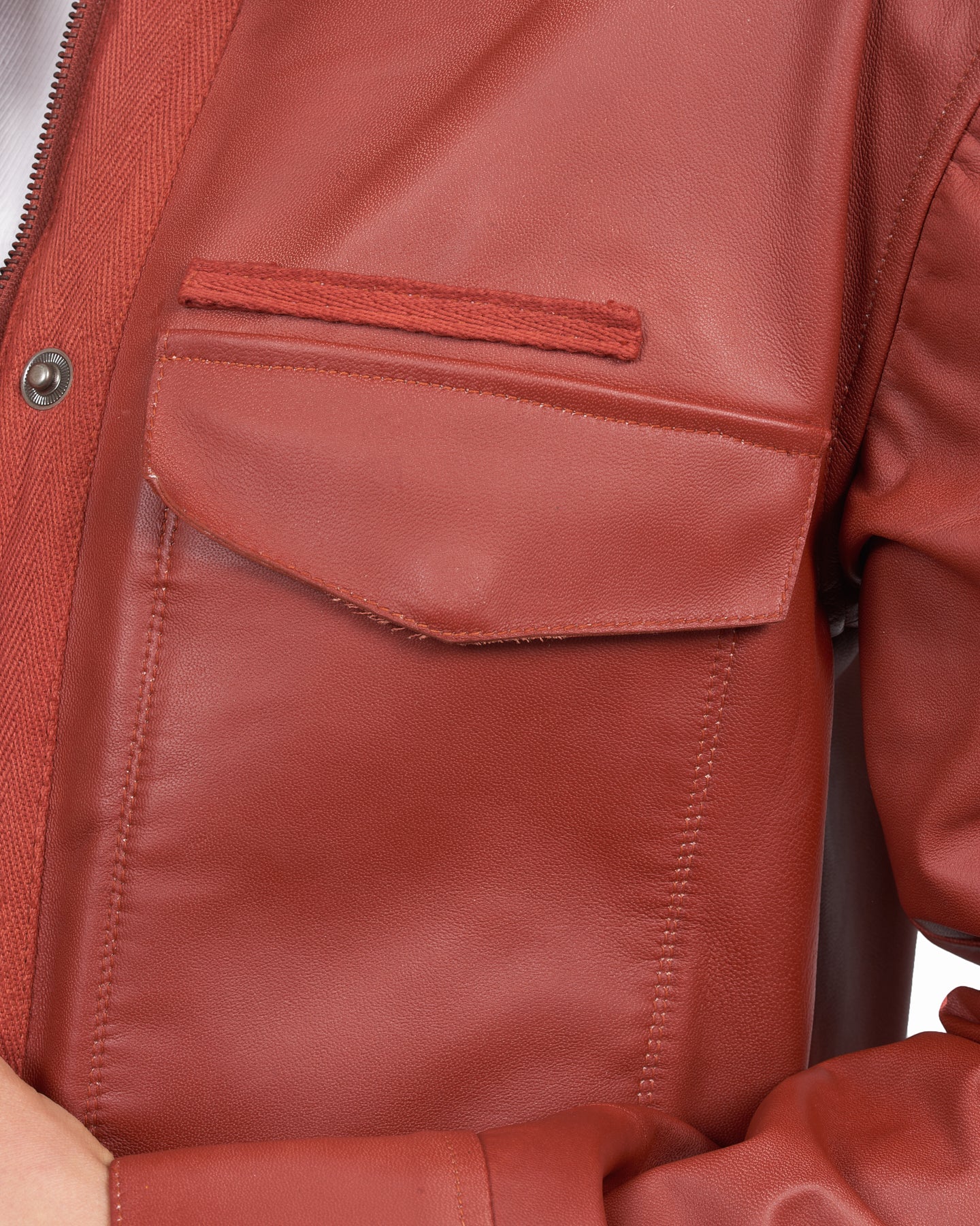 JKT Christina Matte Leather Jacket Salsa