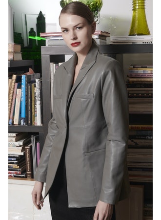 Giacca Lusso Skinny Blazer Cement